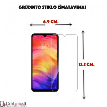 Apsauginis stikliukas telefonui (Xiaomi REDMI NOTE 8T) Apsauginis stikliukas telefonui (Xiaomi REDMI NOTE 8T)